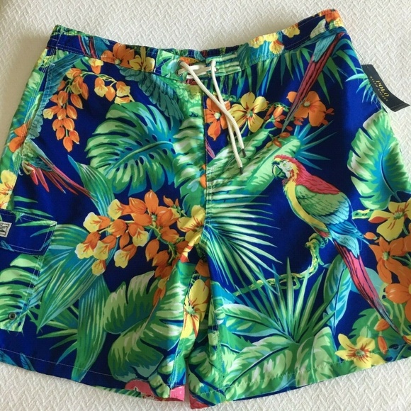 Polo Ralph Lauren Other - Ralph Lauren Polo Swim Trunks Jungle Parrot